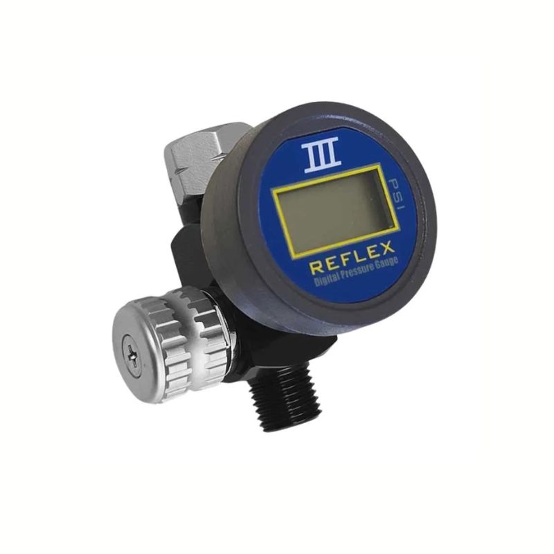 Luma III digital regulator/gauge for spray guns